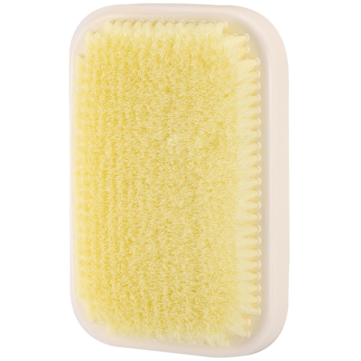 Tecbeauty front view of wall-mounted back scrubber showing broad coverage and convenience