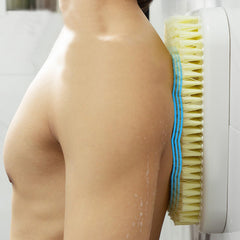 Tecbeauty side profile on shower tile showing low-profile secure mounting