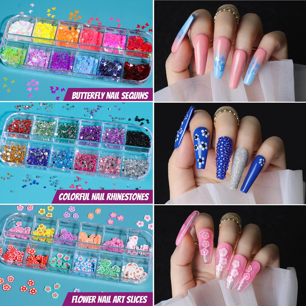 Teenitor brushes and dotting pens array for precise nail art and versatility