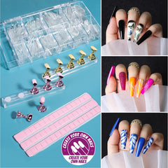 Teenitor clear coffin tip close-up showing durable ABS texture and shaping ease