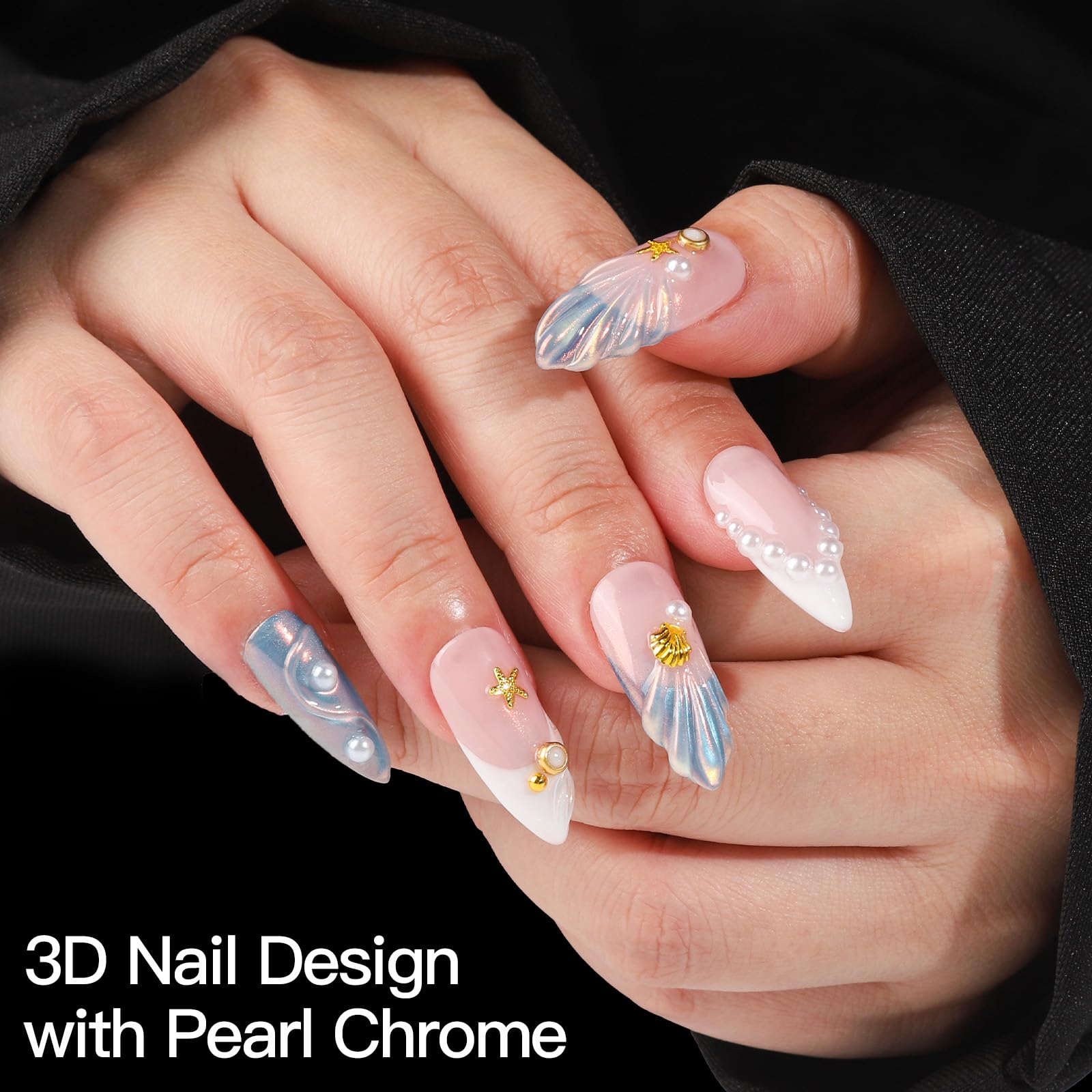 Teenitor finished press-on nails lifestyle shot showing wearable salon-style results
