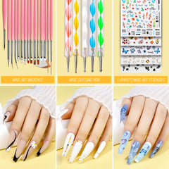 Teenitor rhinestones, glitter and flower slices adding sparkle easily