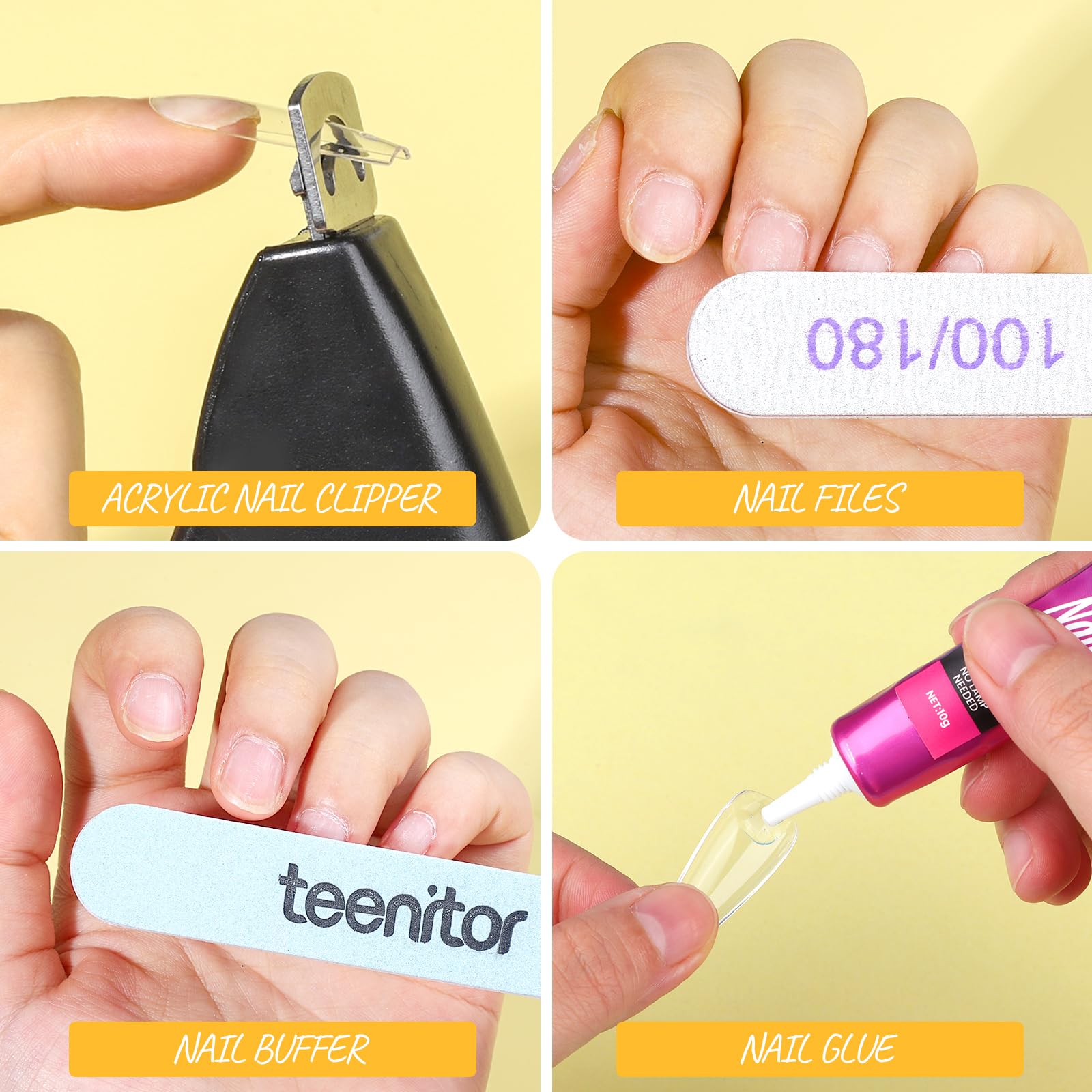 Teenitor magnetic stand holding numbered tips for tidy display