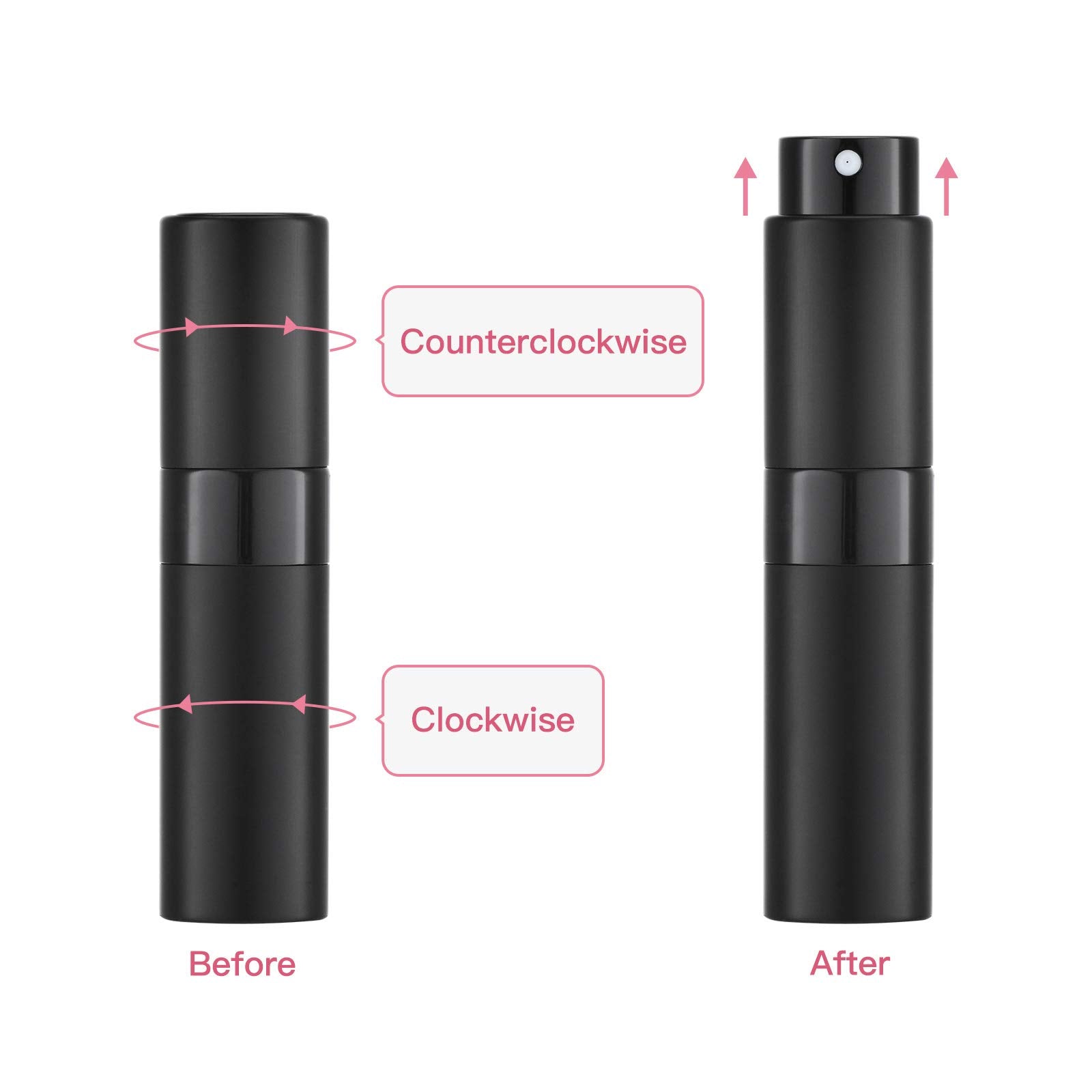Tekson exposed glass reservoir demonstrating leak-resistant inner container for purity