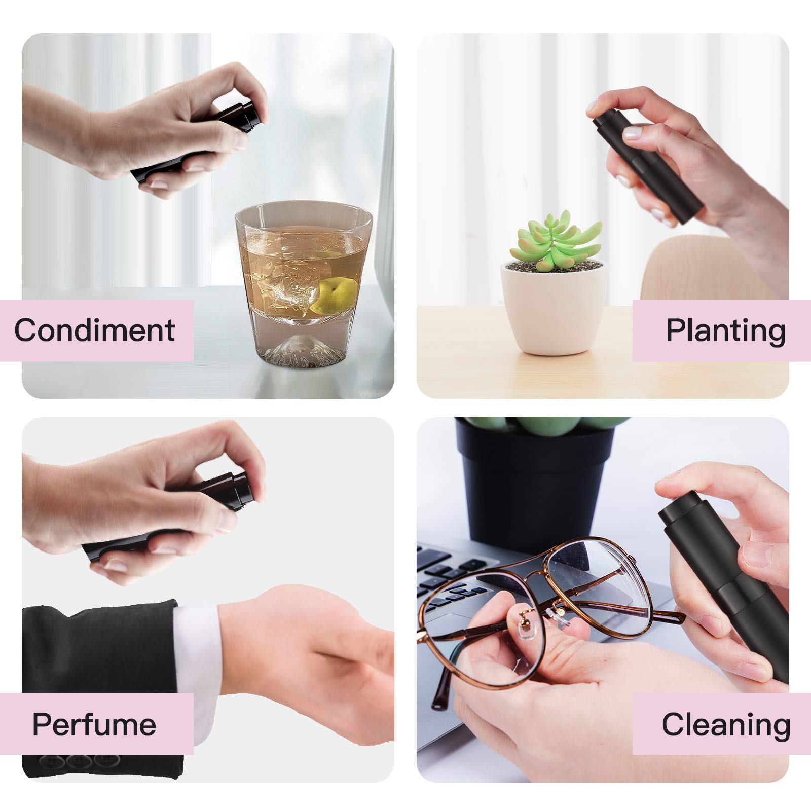 Tekson atomizer in hand illustrating 8ml scale and easy pocket portability