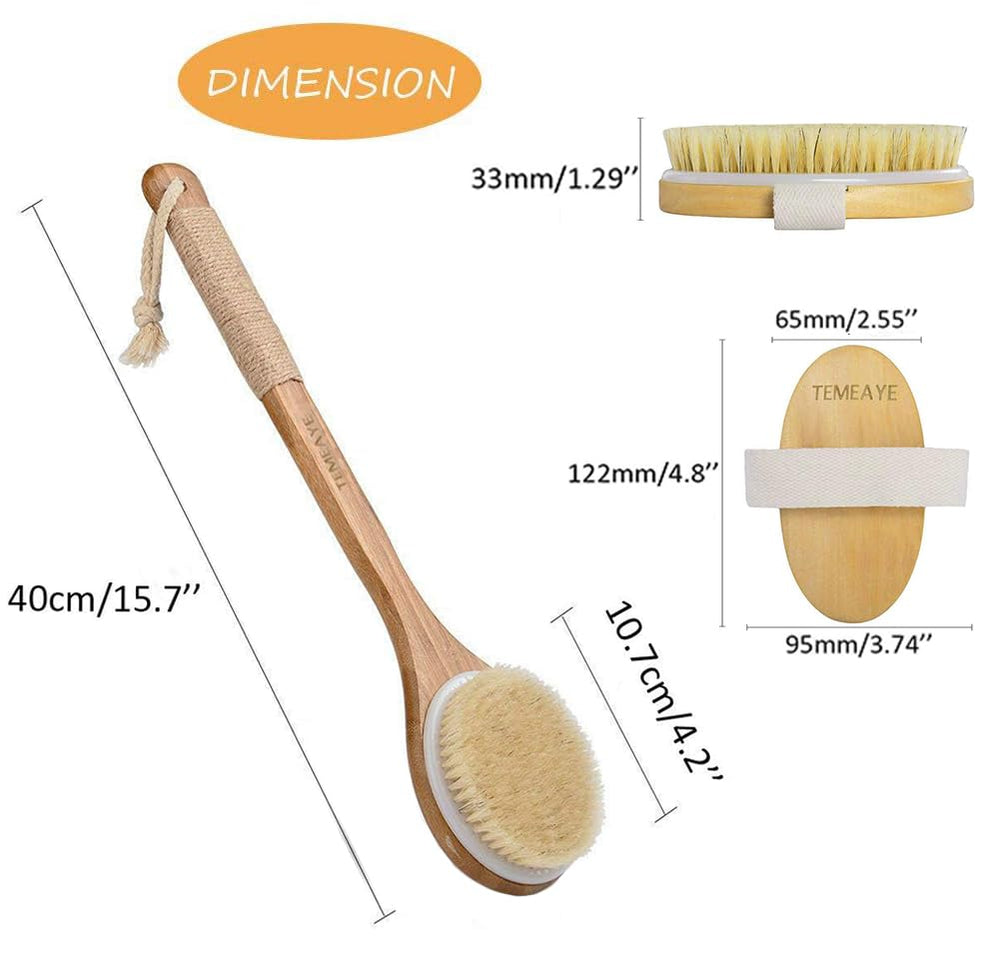 TEMEAYE polished wood handle detail showing sturdy feel and natural finish