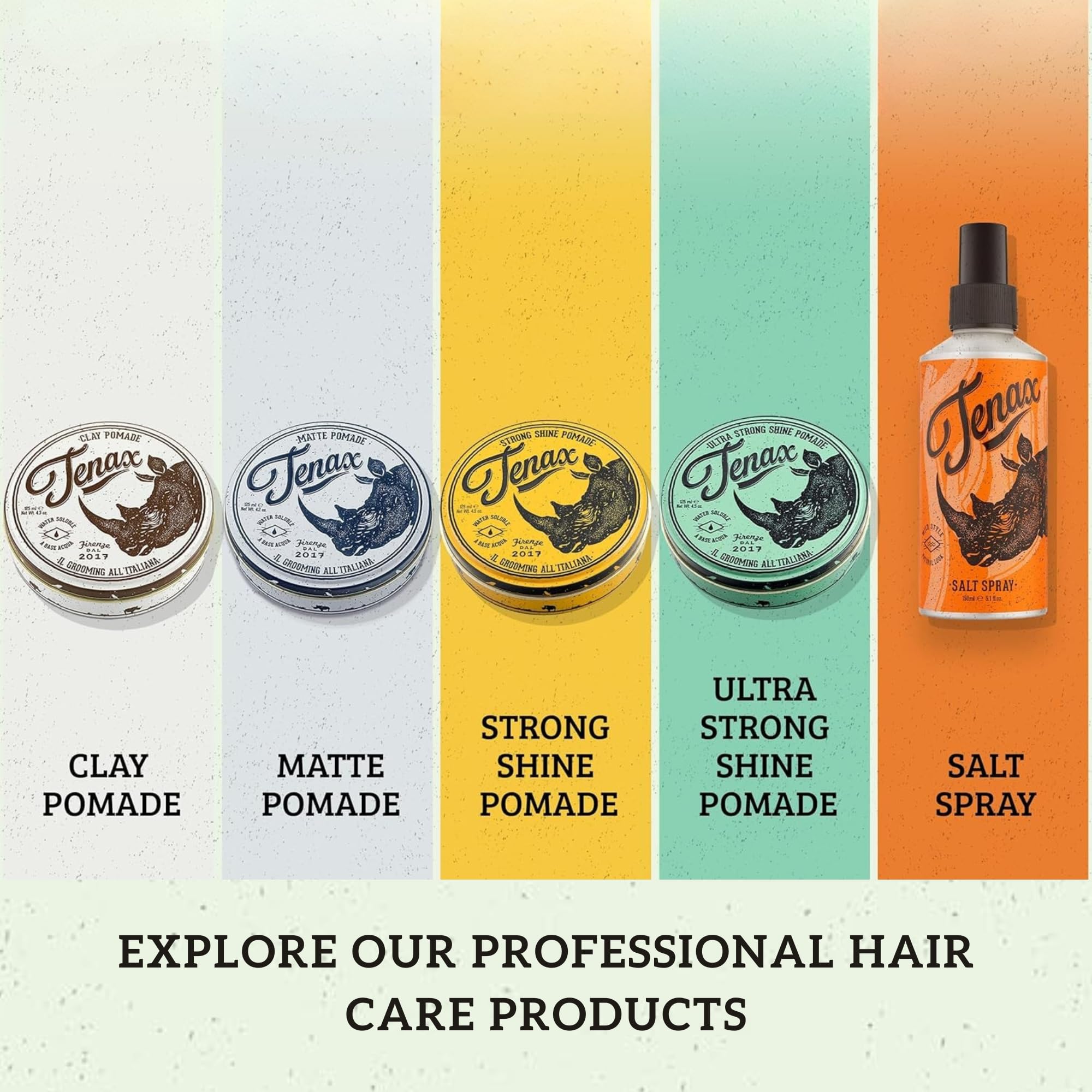 Tenax in barbershop setting showing professional use and salon-quality results