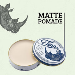 Tenax open jar texture showing matte paste consistency for easy application