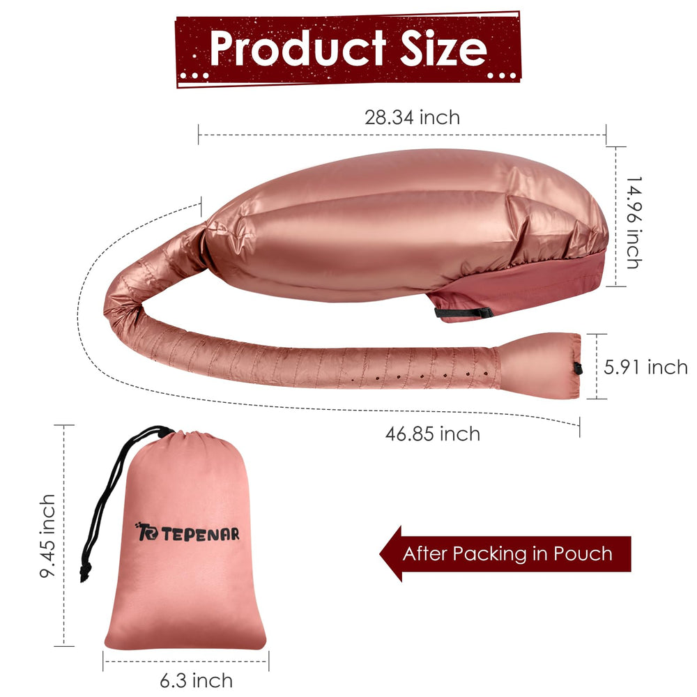 TEPENAR soft inner lining and neck cover protecting ears and increasing comfort