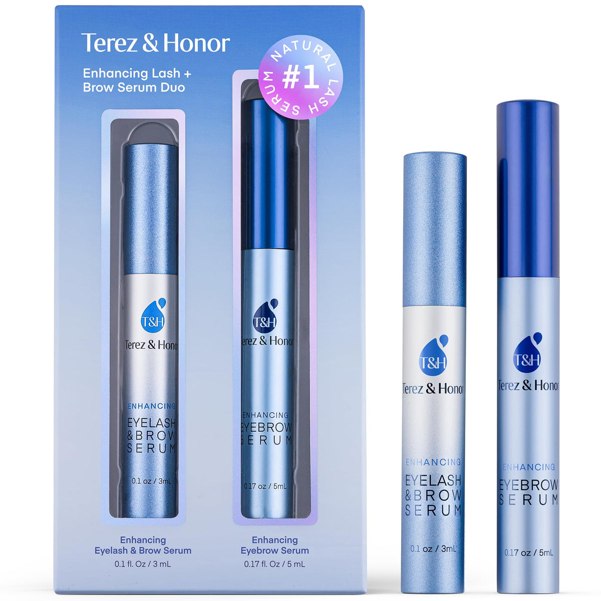 TEREZ & HONOR front-packaging duo set showing gift-ready presentation and convenience
