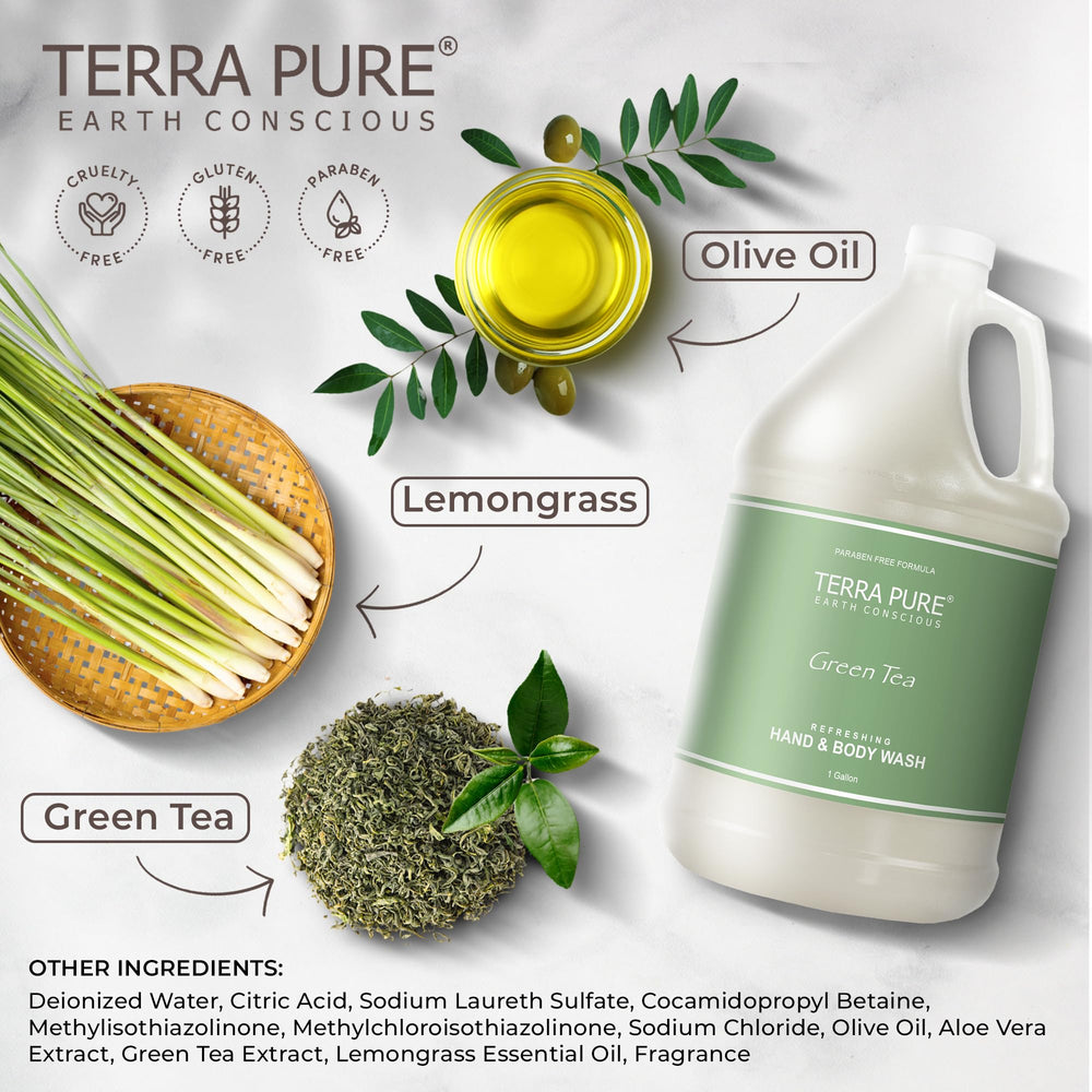 Terra Pure being poured into dispenser to speed housekeeping and reduce waste