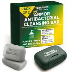 Terramed Just Think Comfort front packaging showing two bars and benefits