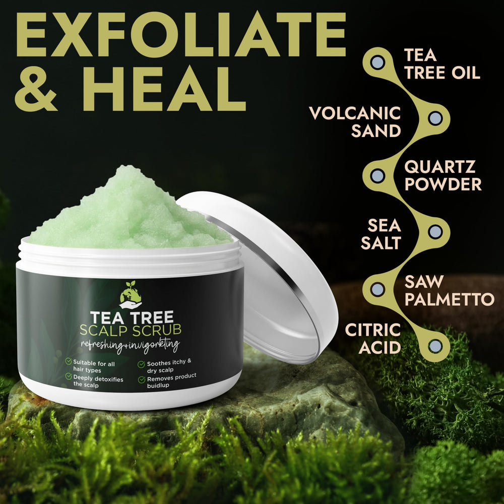 Terramed Just Think Comfort with tea tree leaves highlighting natural refreshing benefit