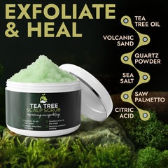 Terramed Just Think Comfort with tea tree leaves highlighting natural refreshing benefit
