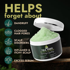 Terramed Just Think Comfort texture close-up showing exfoliant grains for clarity