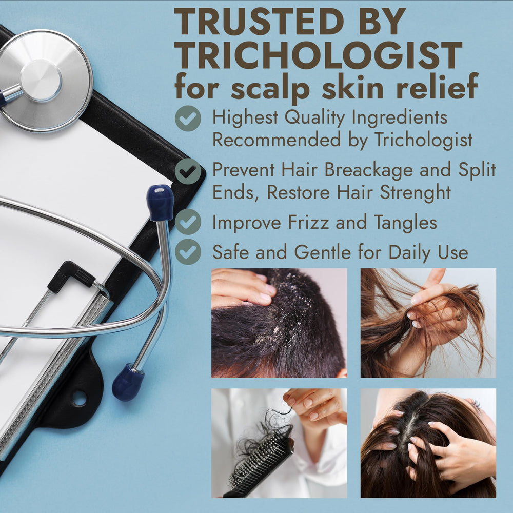 Terramed scalp brush in use massaging scalp to improve product distribution and comfort