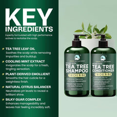 Terramed Just Think Comfort being applied to wet hair demonstrating scalp cleansing