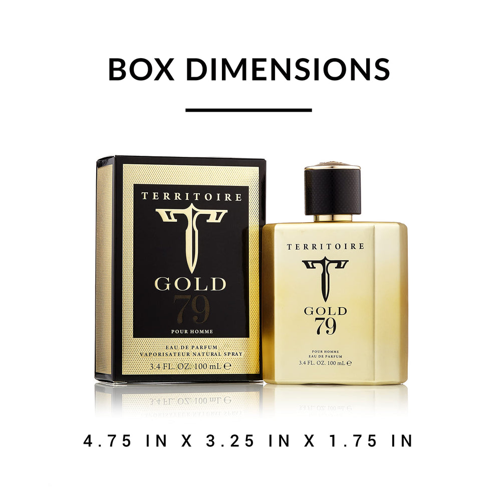 Territoire Classic Gold 79 lifestyle evening setting demonstrating polished scent for nights out