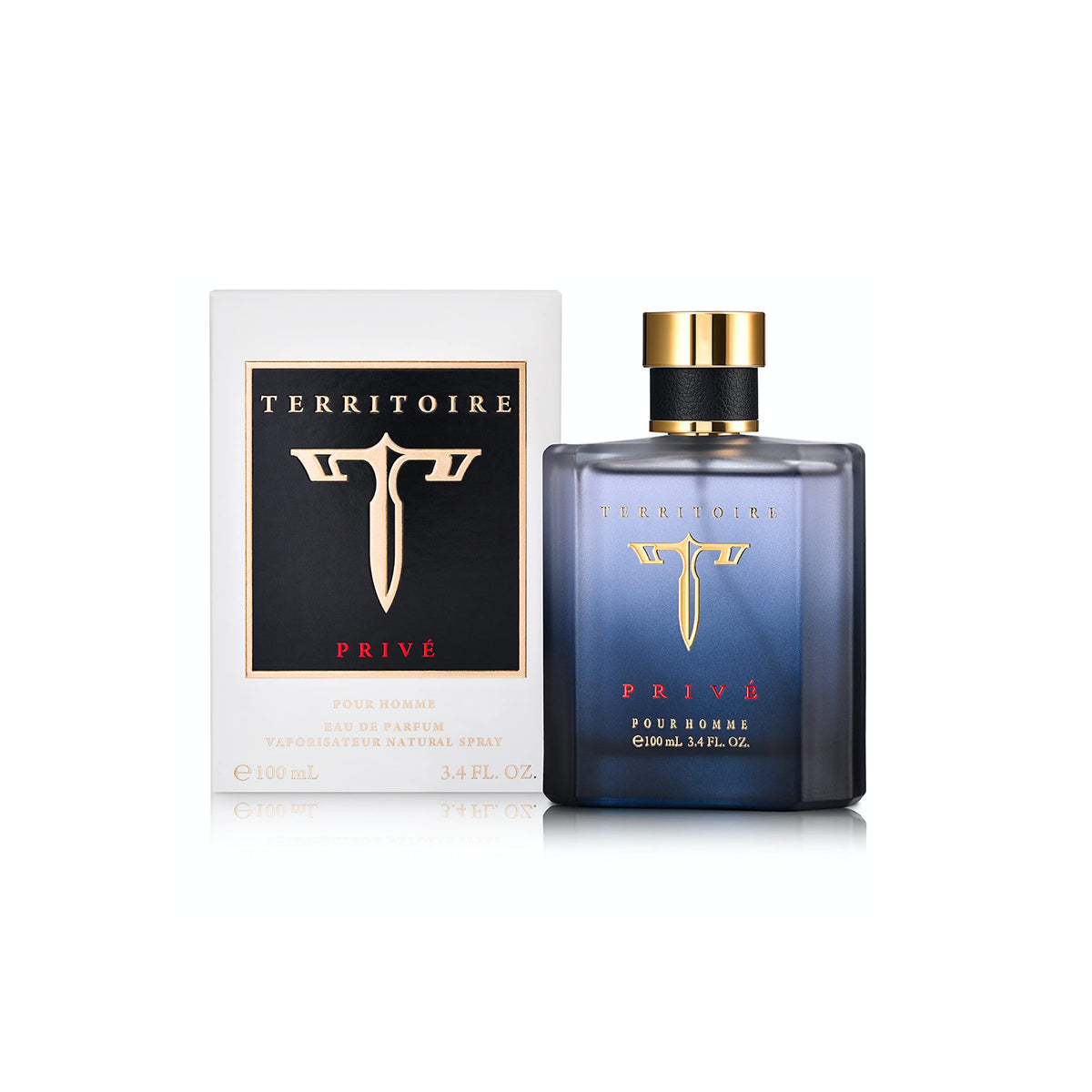 Territoire bottle front view showing elegant design and instant appeal