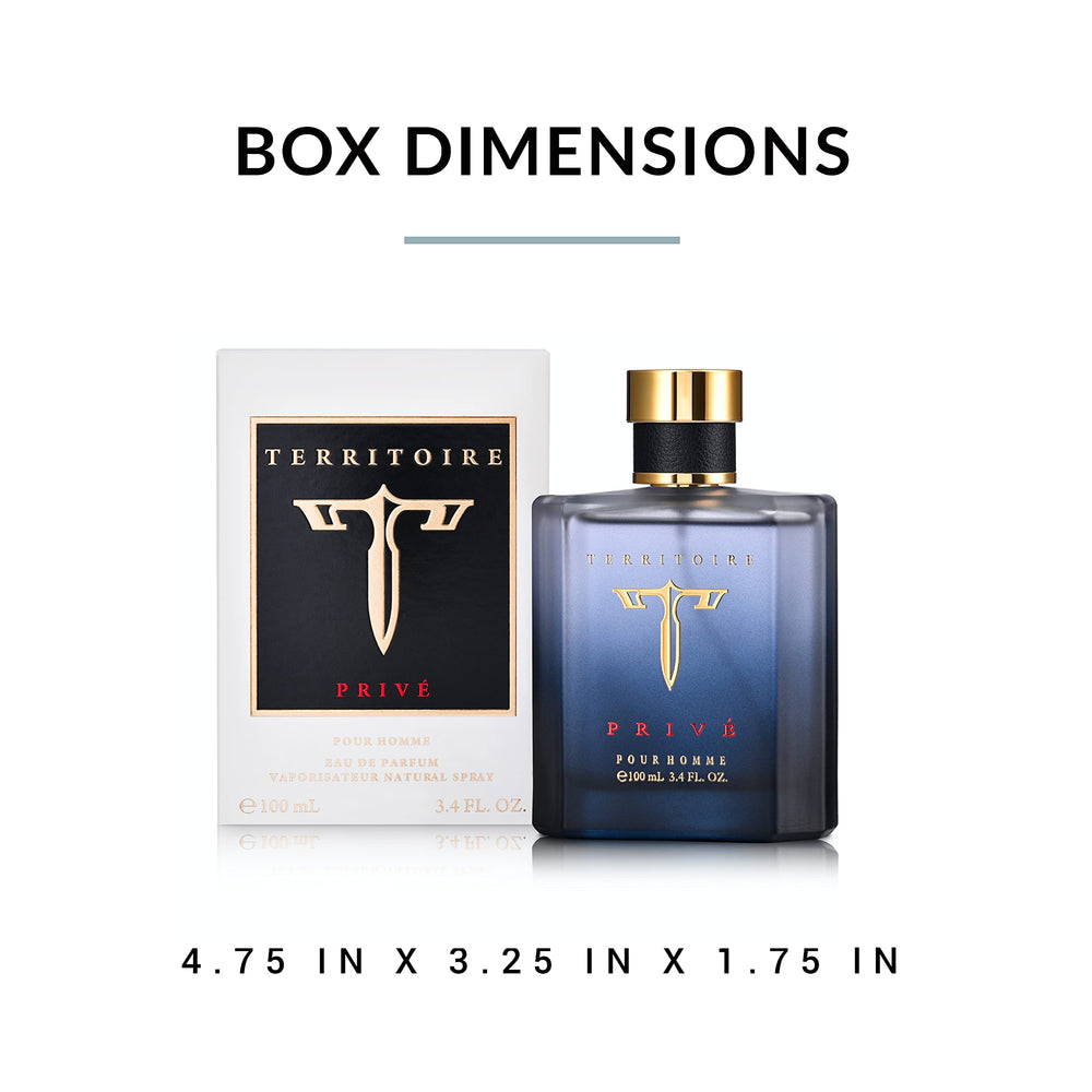 Territoire composition styled with wood and spices showing warm, lasting depth benefit