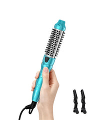 Terviiix front view of MINI thermal brush showing compact design and easy grip benefit