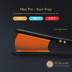 Terviiix mini in hand to show size and ease of precise styling benefit