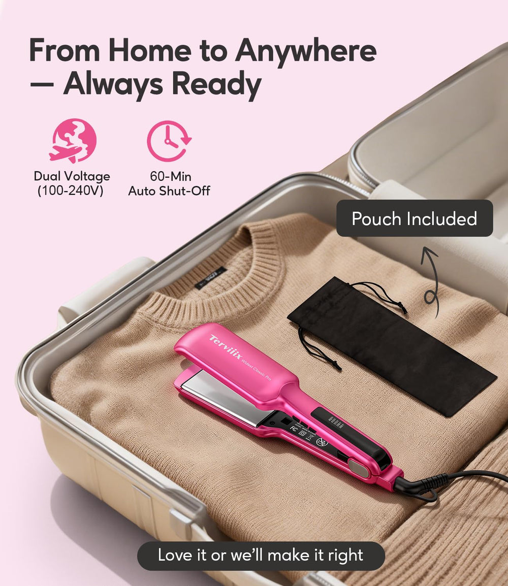 Terviiix heat-resistant storage pouch packed for travel and safe transport