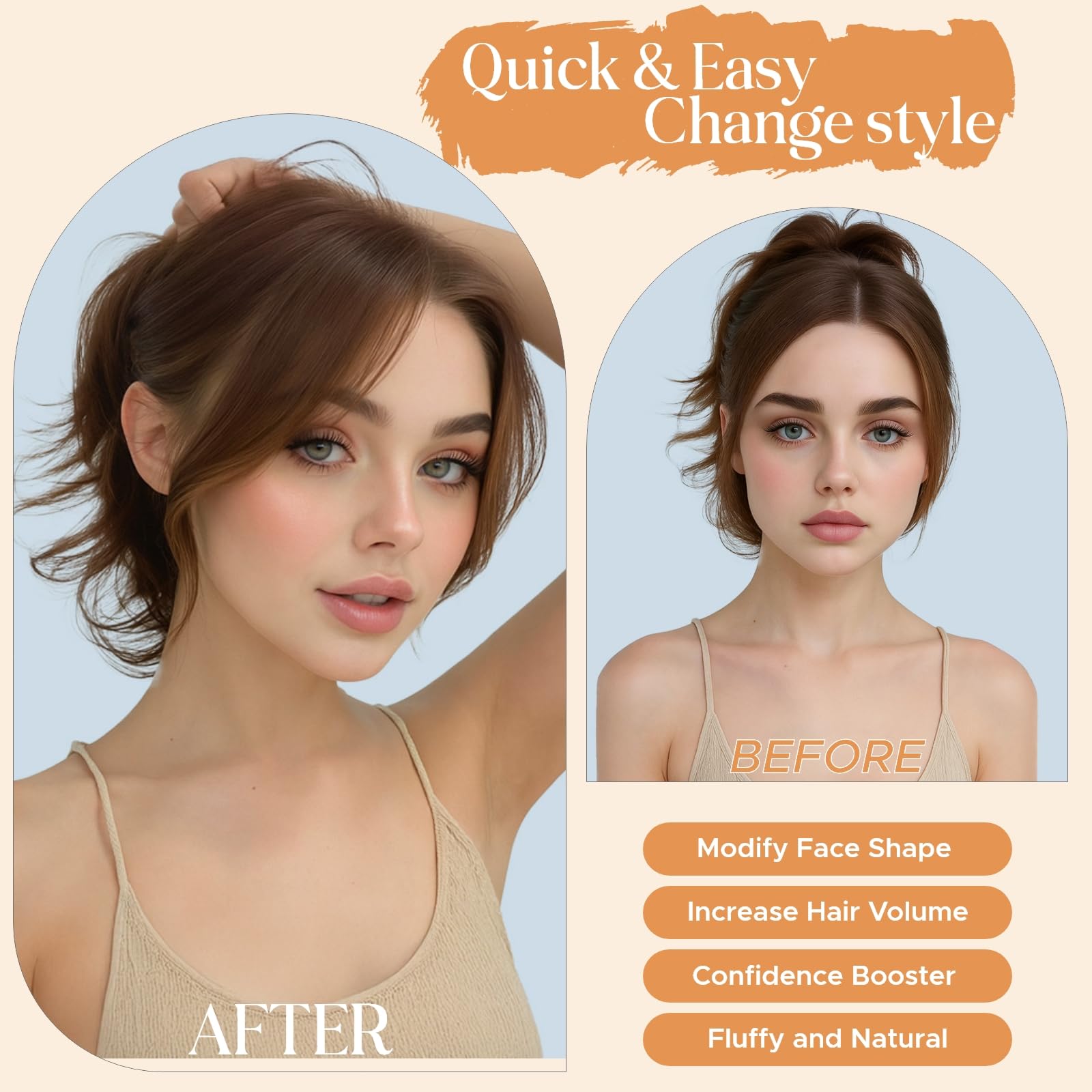 TESSHAIR secure clip mechanism demonstrating easy on-off benefit