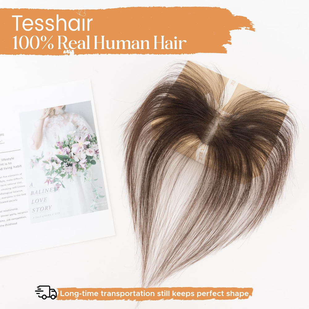 TESSHAIR length comparison on a hand showing true-scale sizing benefit