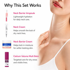 Tetea neck cream jar open showing creamy texture for smoothing lines