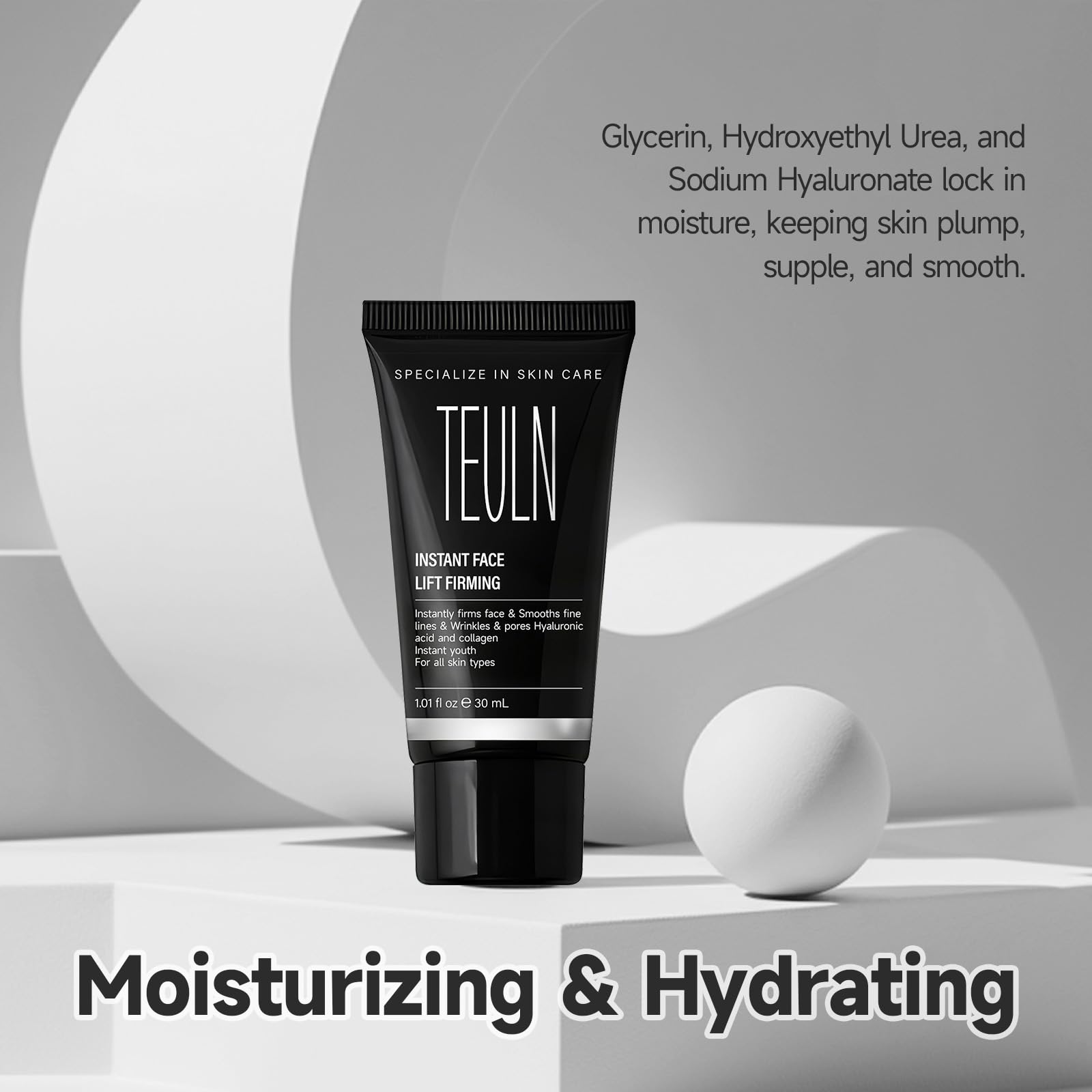 TEULN next to a coin to show product size and travel-friendly convenience