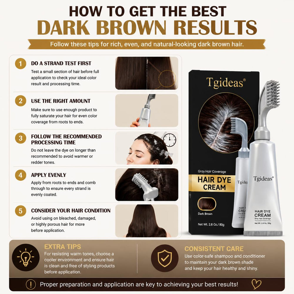 Tgideas cream texture detail showing smooth non-drip formula that conditions hair