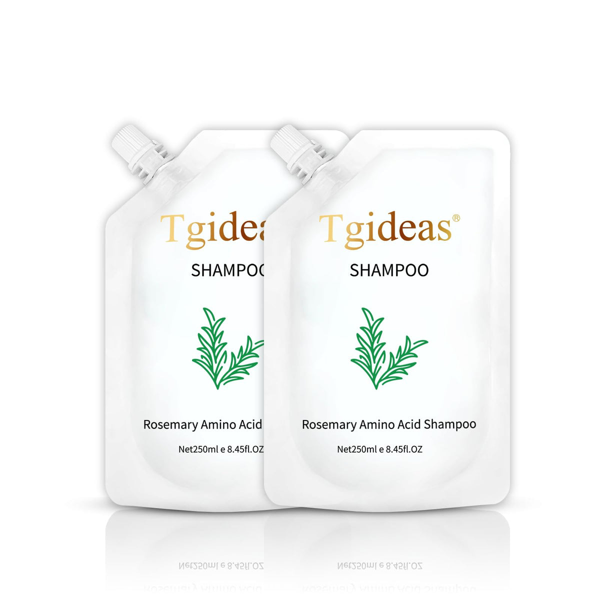 Tgideas front bottle view showing label and volumizing benefit