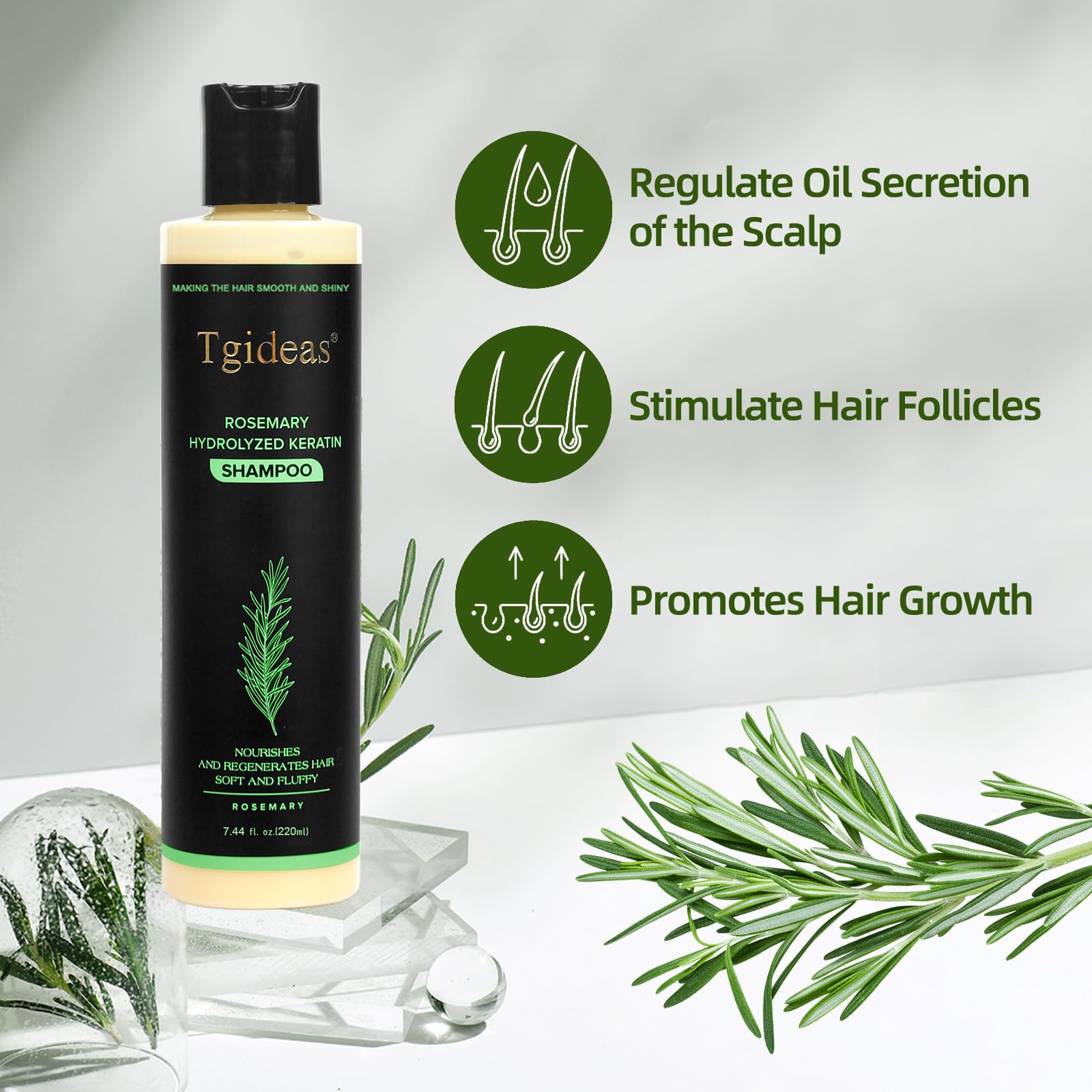 Tgideas rosemary sprigs and botanicals showing natural extract benefit