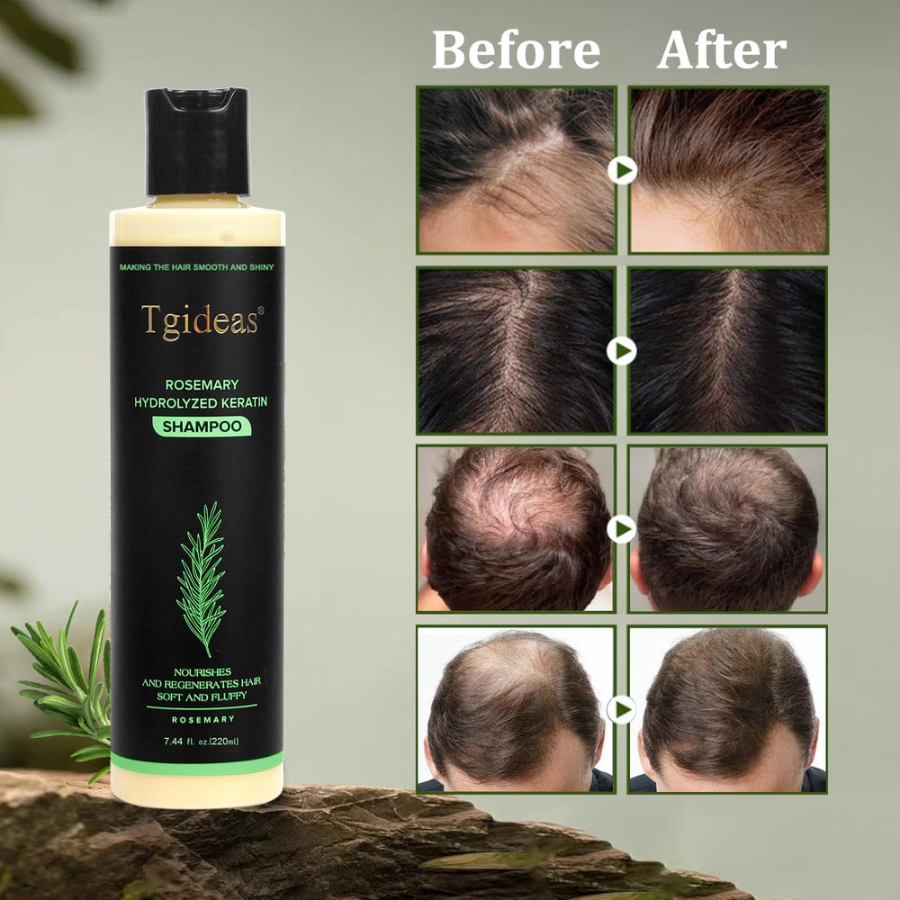 Tgideas shampoo texture on pump illustrating lightweight, nourishing formula