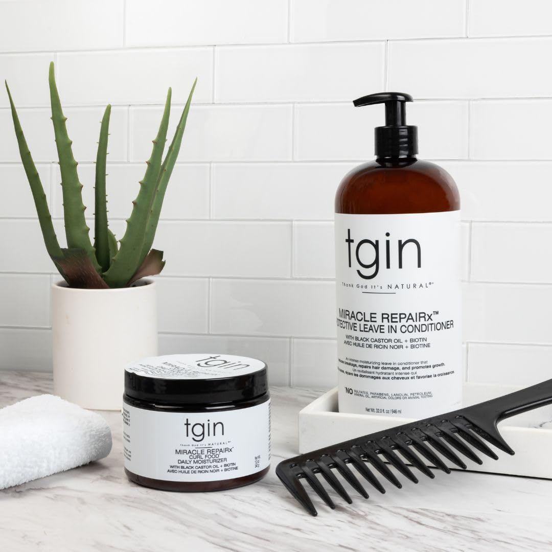 tgin label close-up showing ingredients, emphasizes paraben-free benefit