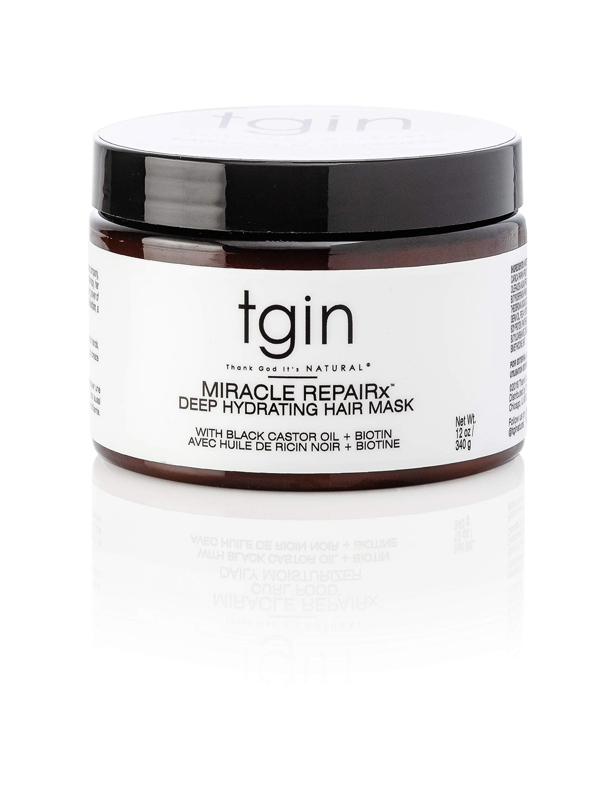 tgin jar front view showing product for deep hydration