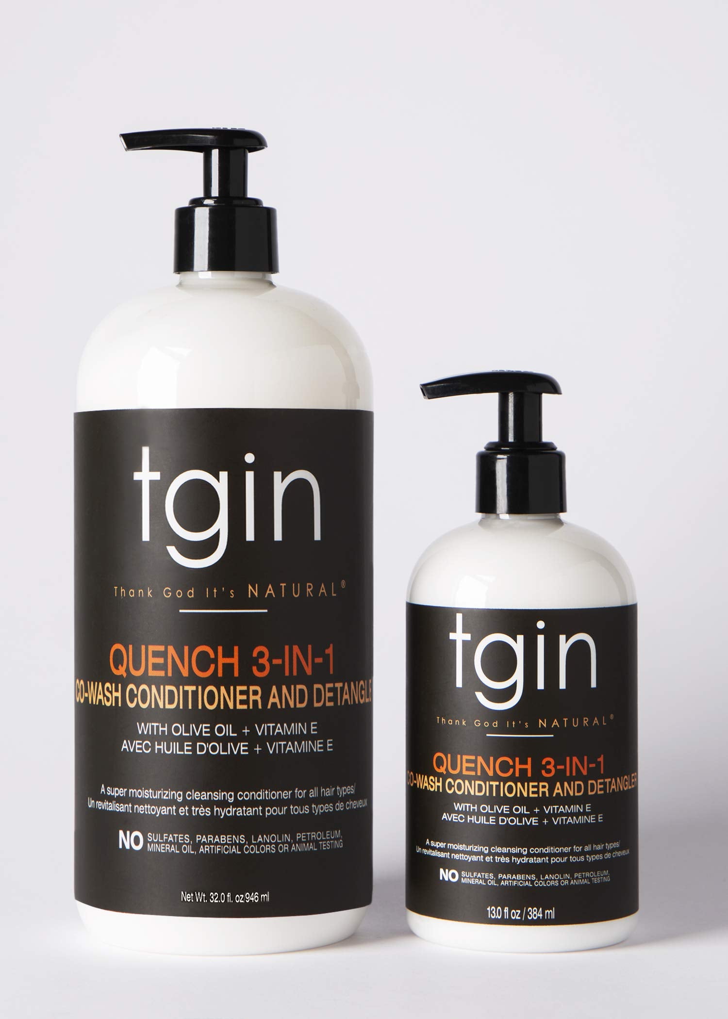 Thank God It's Natural creamy texture close-up showing high slip for detangling