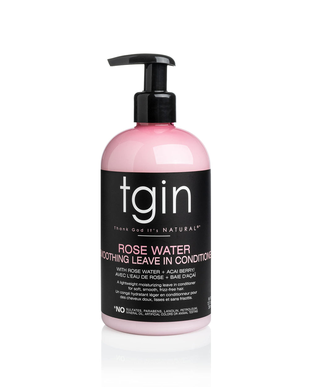 Thank God It's Natural front label showing product identity and benefits