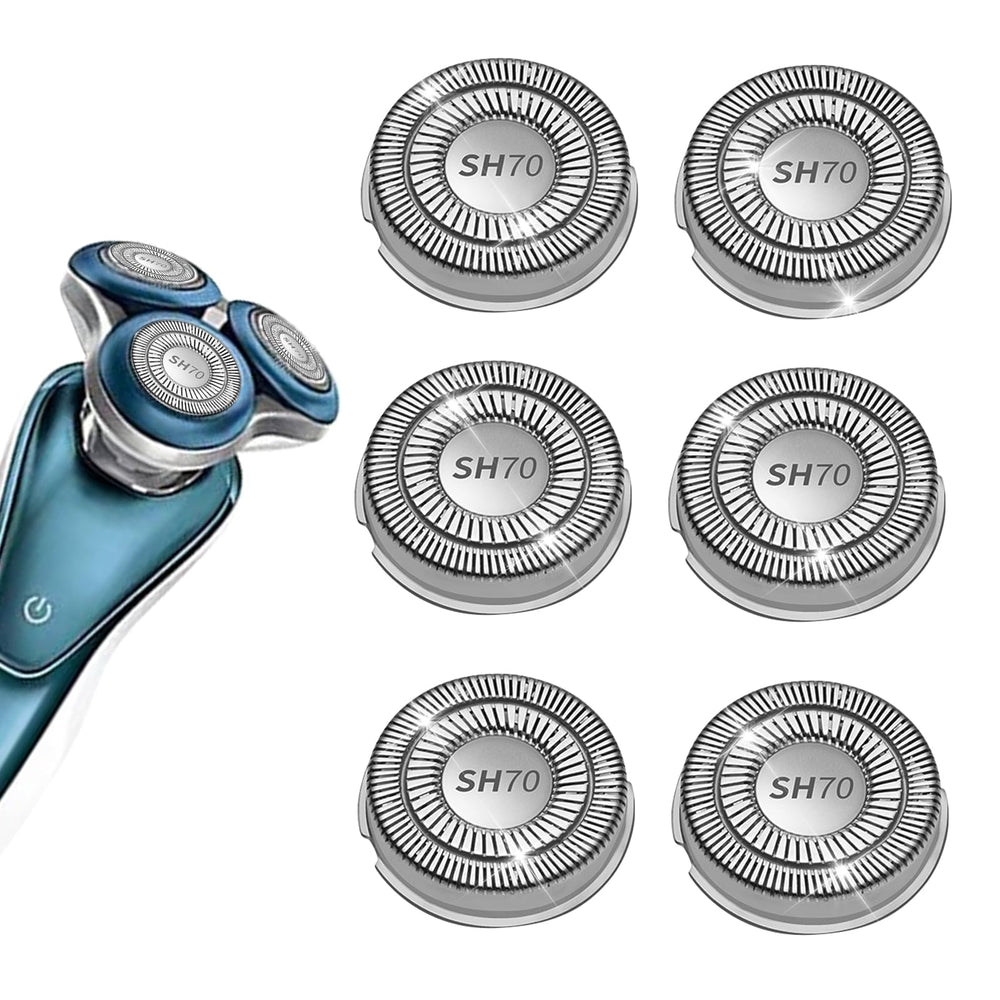 TGSBHIO front packaging showing six replacement heads and clear labeling for fast recognition