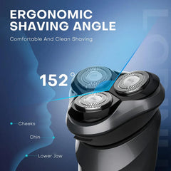 TGSBHIO installed head in a Philips Norelco shaver demonstrating quick snap-in benefit