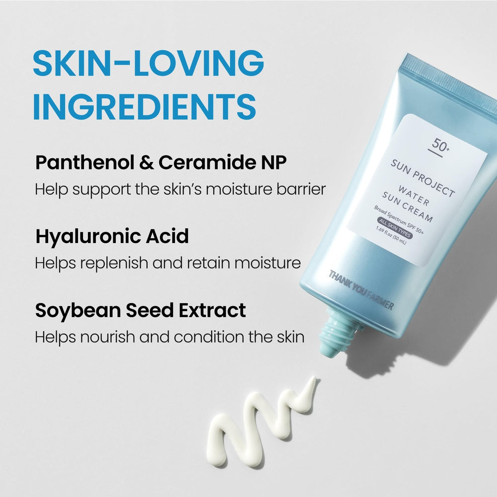 THANKYOU FARMER layered under makeup showing invisible finish and compatibility