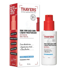 THAYERS front packaging showing 2.5 oz bottle and product name benefit