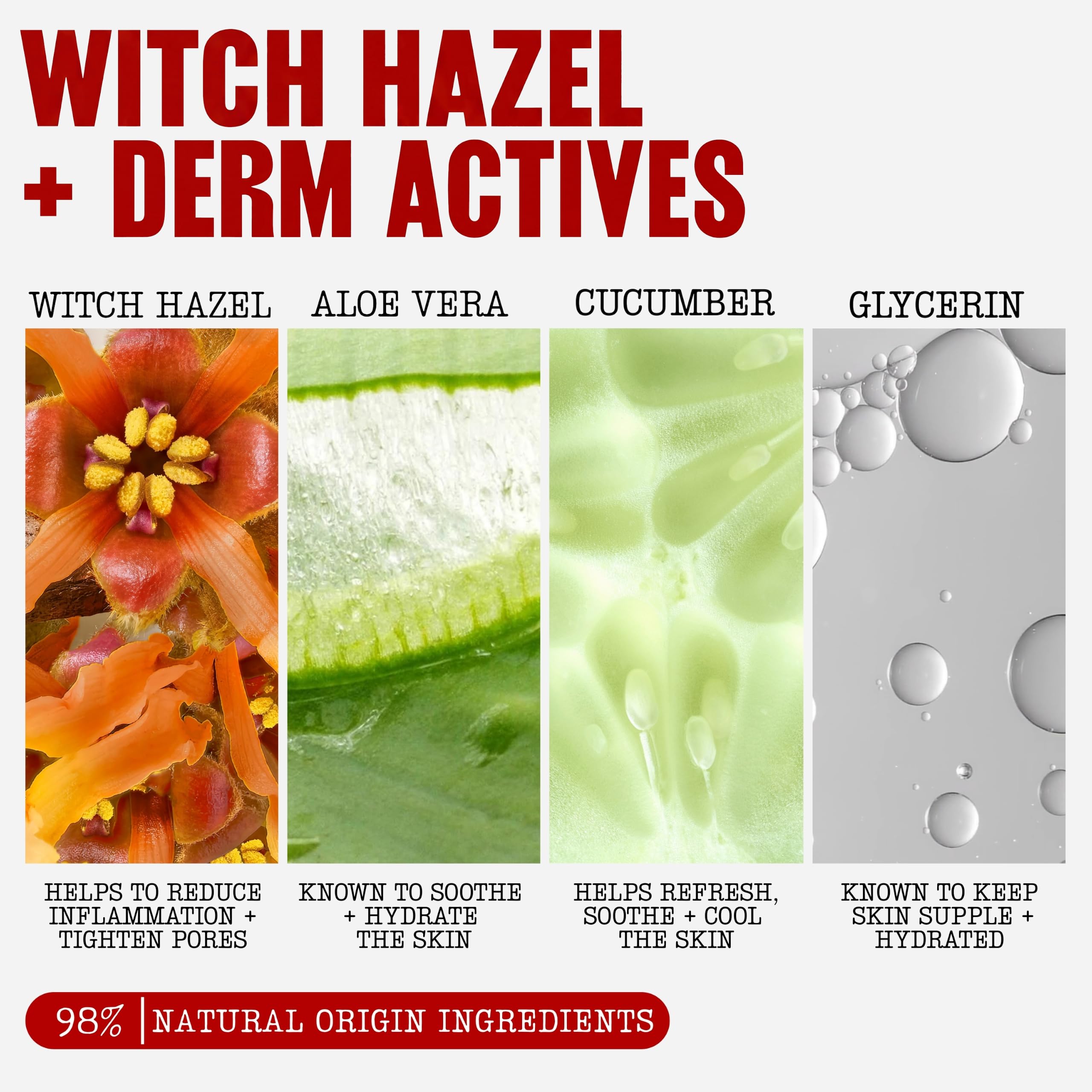 Thayers toner droplet on hand highlighting quick absorption benefit