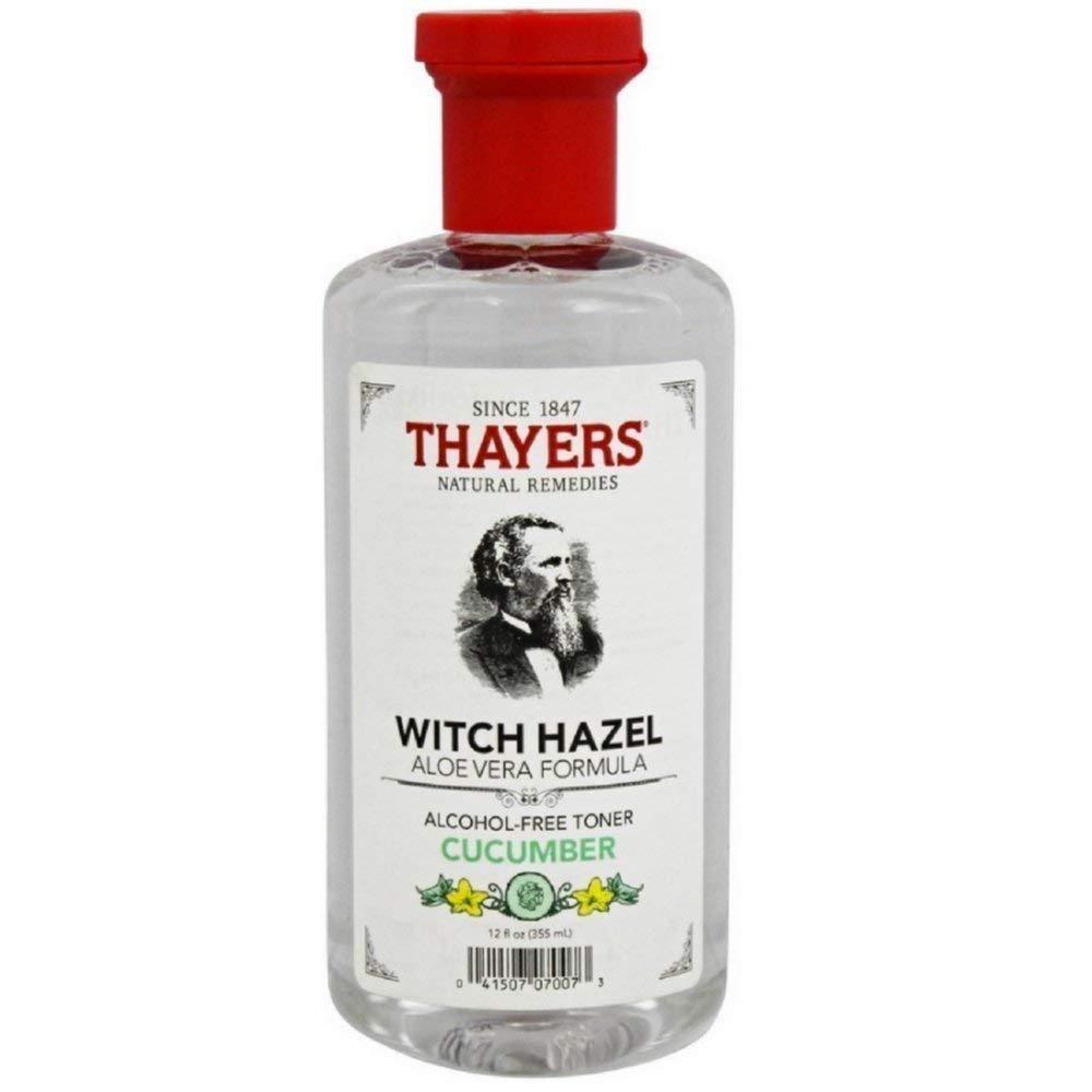 THAYERS bottle front view showing cucumber toner and soothing benefits