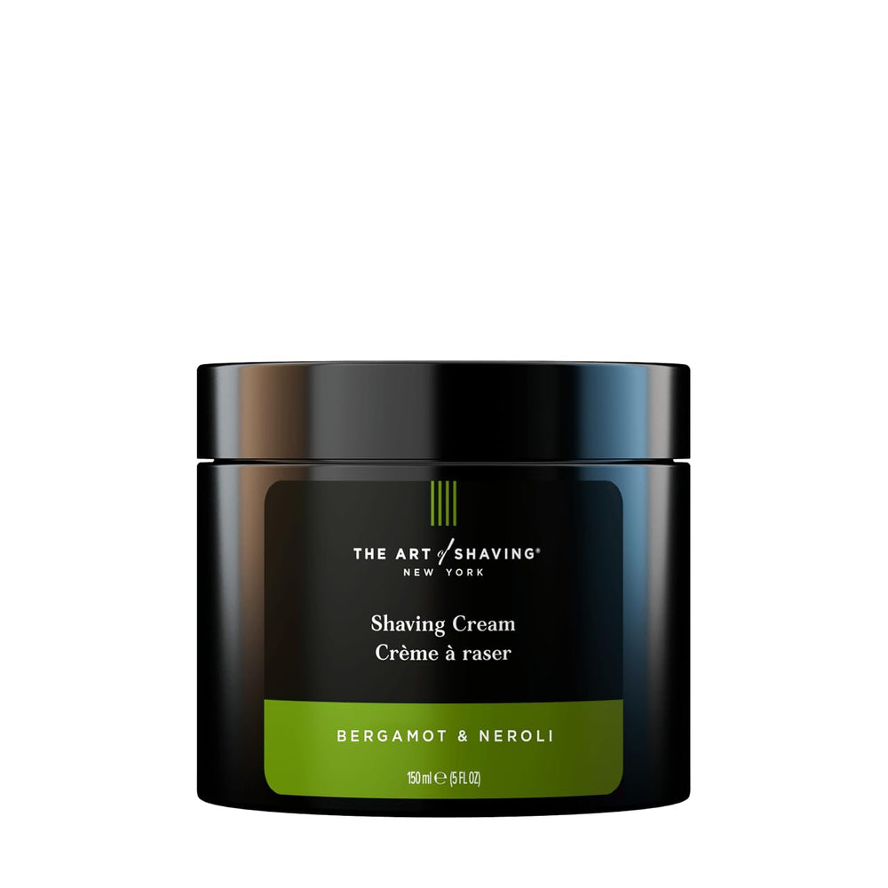 The Art of Shaving tube front view highlighting premium packaging and brand quality