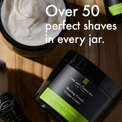 The Art of Shaving applied to wet hand demonstrating easy lathering and softening hair