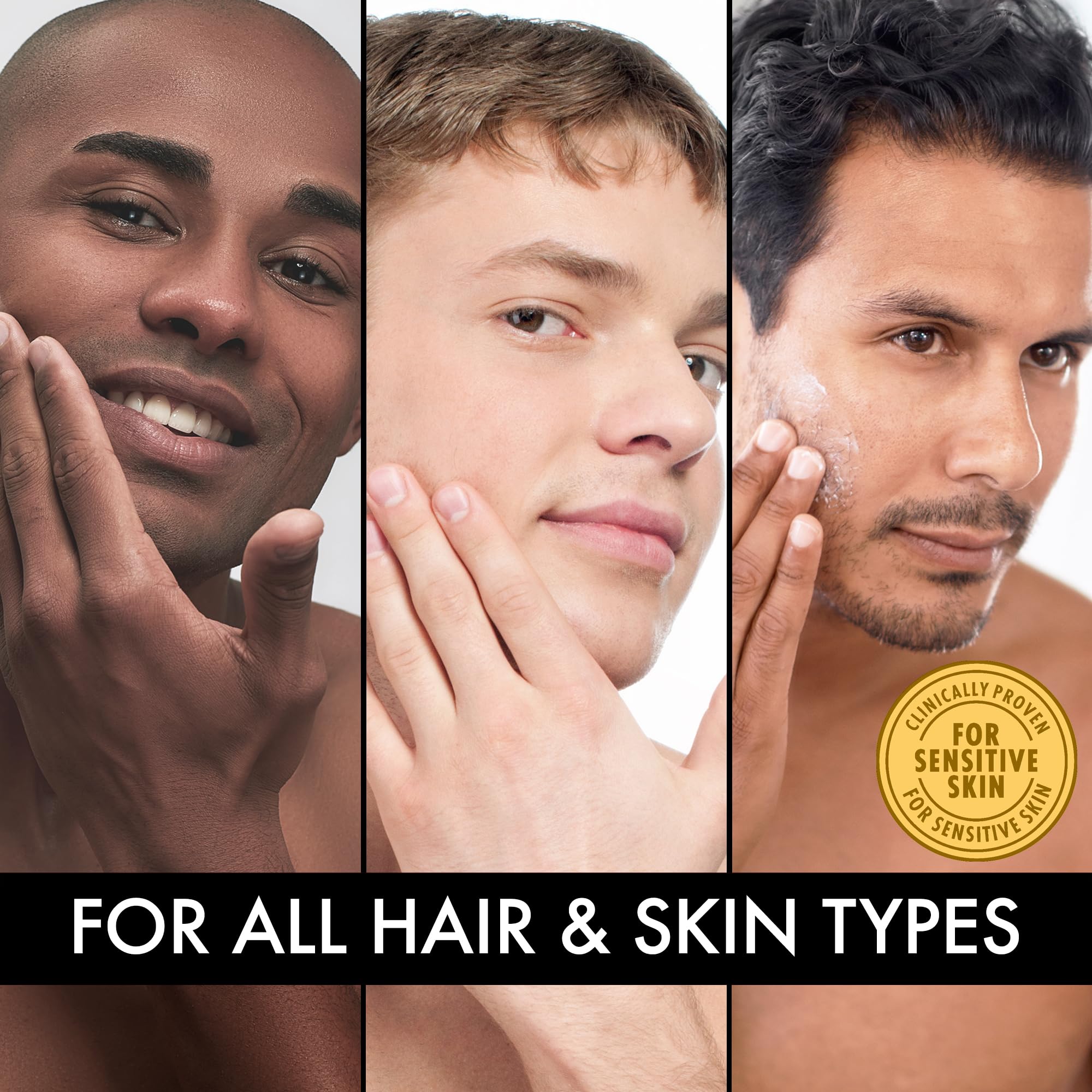 The Art of Shaving close-up of glycerin and botanical ingredients reducing irritation