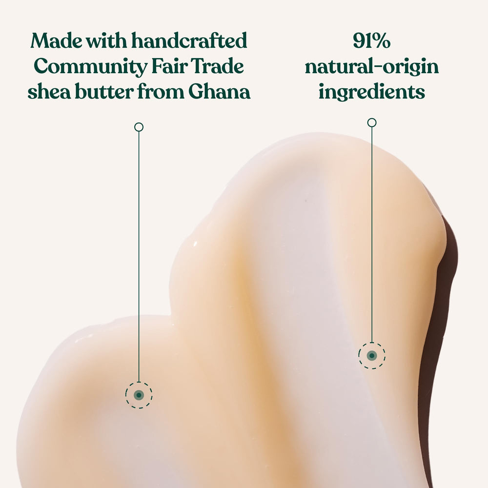 The Body Shop shea butter ingredient close-up highlighting ethical sourcing