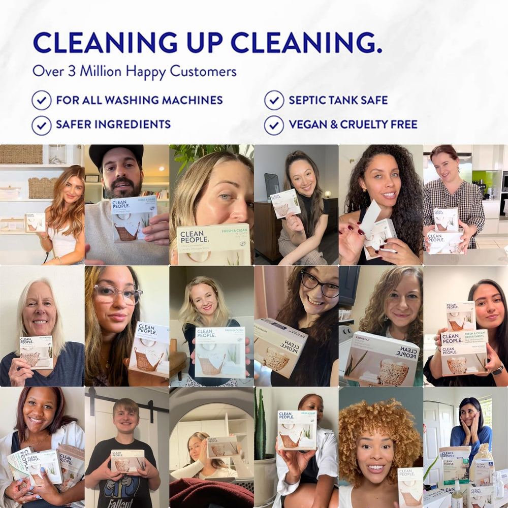 THE CLEAN PEOPLE bottle at kitchen sink lifestyle scene, seasonal scent enhancing homes
